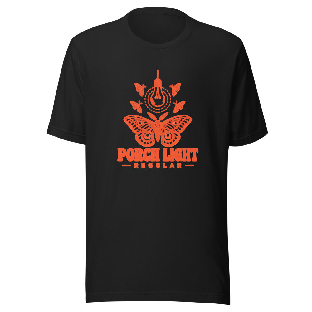Porch Light Regular Moth Tee - Vintage Black